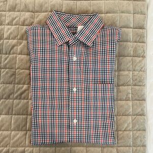 GAP Men's Casual Checkered Shirt - Red, Blue, White